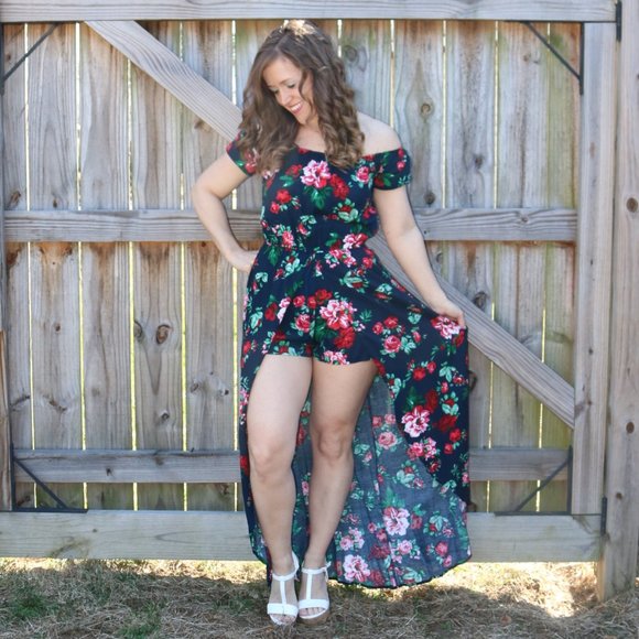 Ambiance Pants - Flounce Maxi Romper